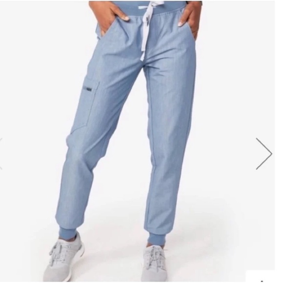 NEW FIGS Set XS Scrub Casma Top Zamora Pants HID Indigo Medical Uniform Nurse - Picture 9 of 9